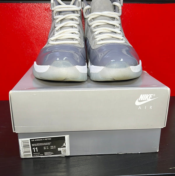 AIR JORDAN 11 RETRO 'COOL GREY' 2021 PRE-OWNED