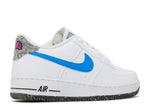 NIKE AIR FORCE 1 LOW LV8 GS 'WHITE LIGHT PHOTO BLUE'