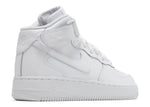 NIKE AIR FORCE 1 MID GS 'TRIPLE WHITE'