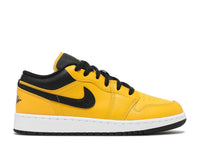 AIR JORDAN 1 LOW GS 'UNIVERSITY GOLD BLACK'