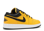 AIR JORDAN 1 LOW GS 'UNIVERSITY GOLD BLACK'