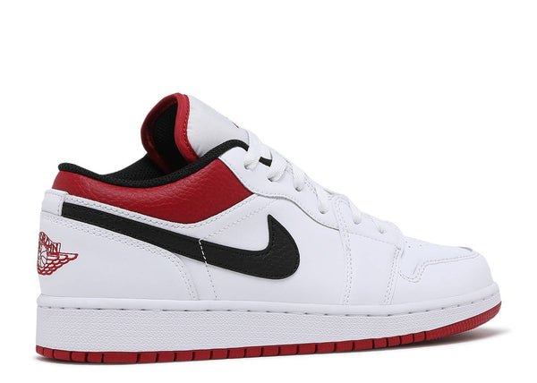 AIR JORDAN 1 LOW GS 'WHITE GYM RED'