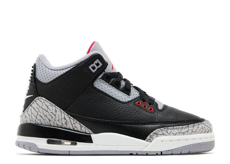 AIR JORDAN 3 RETRO GS 'BLACK CEMENT REIMAGINED' (PRE-ORDER)