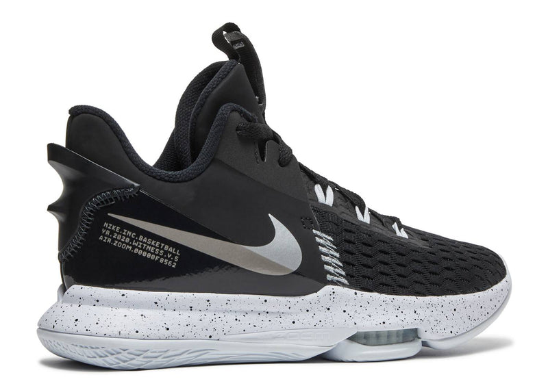 NIKE LEBRON WITNESS 5 'BLACK METALLIC SILVER'