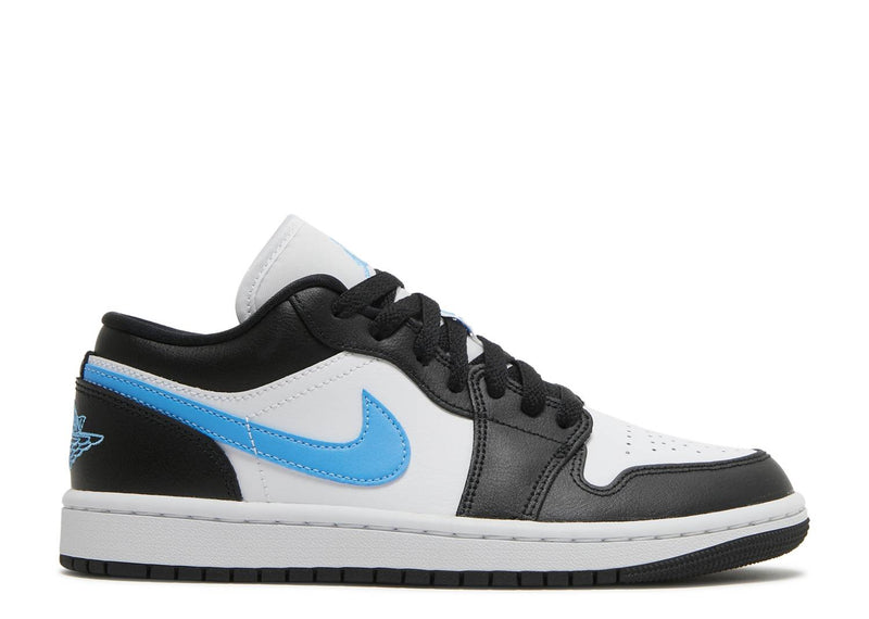 W AIR JORDAN 1 LOW 'BLACK UNIVERSITY BLUE'